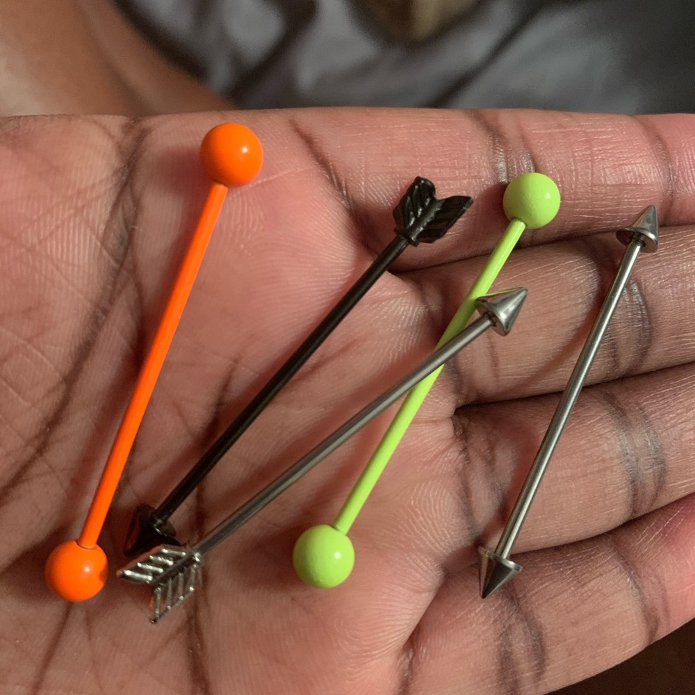 Industrial earrings (5)
